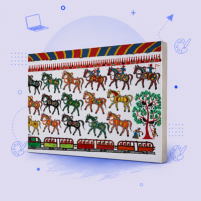 Pithora Painting – Rathawa Tribe – Gujarat